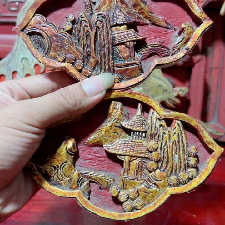 新***象木木雕工艺品摆件