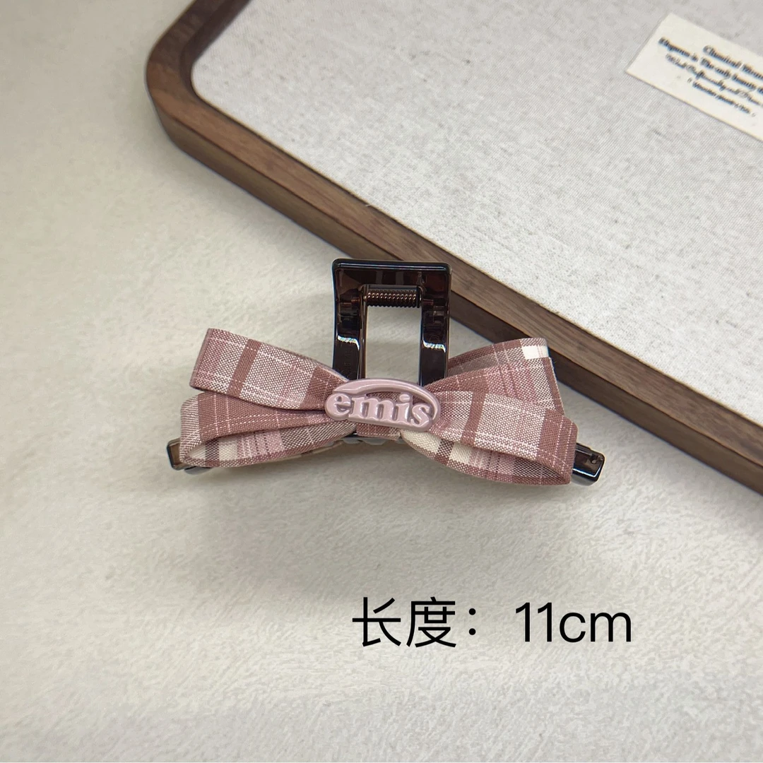 BAOSHATI/宝莎缇F-891韩版精致格子抓夹