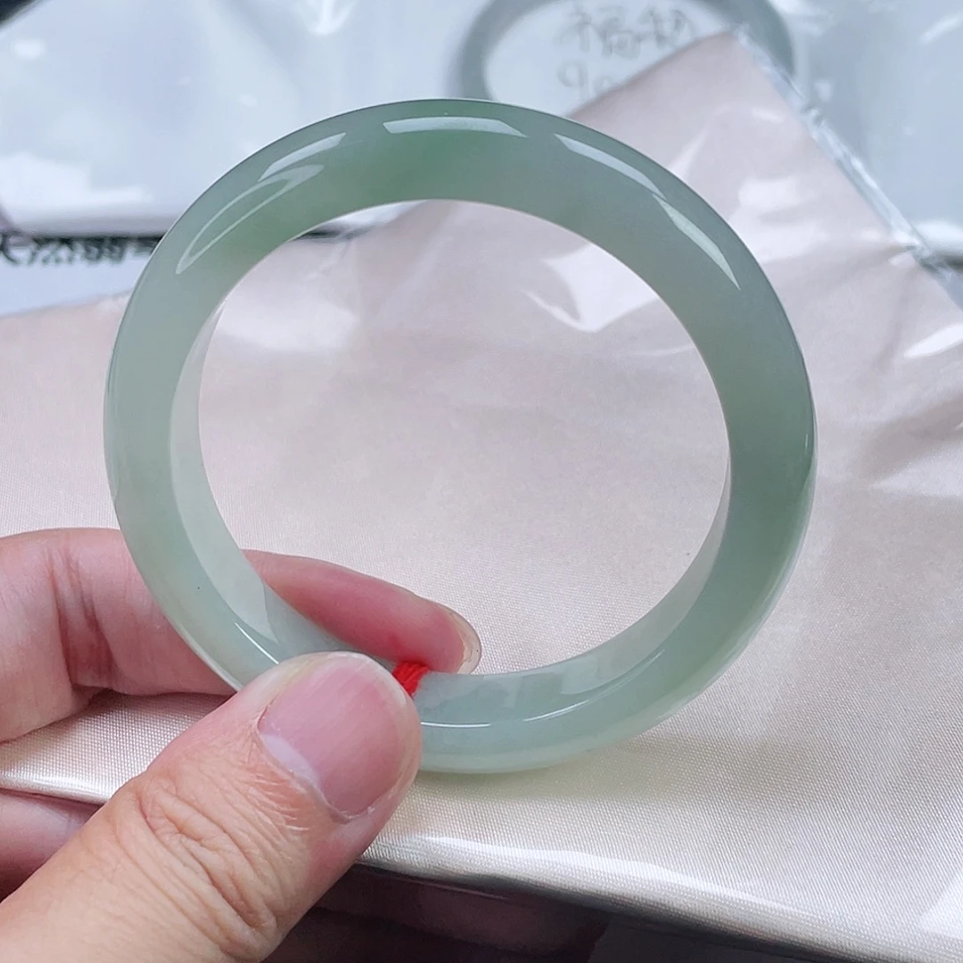 翡翠未镶嵌手镯手镯55.5
