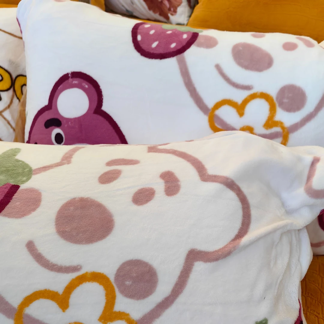 【卡通风枕套】DSN枕套孤品保暖舒适加绒枕套一对装