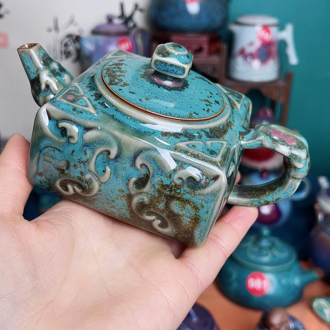 壶上**水钧瓷艺术作品壶