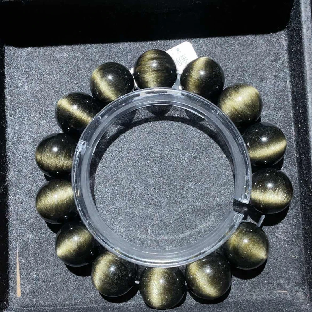 【闪购商品】未镶嵌黑曜岩手链平**生