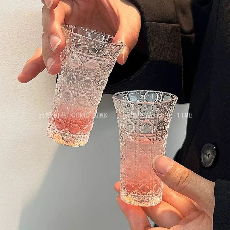 ins风轻奢简约一两宝石纹微醺小酒杯家用白酒杯酒杯烈酒杯