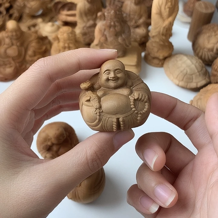 无事牌檀香木檀香一团和气瑕疵