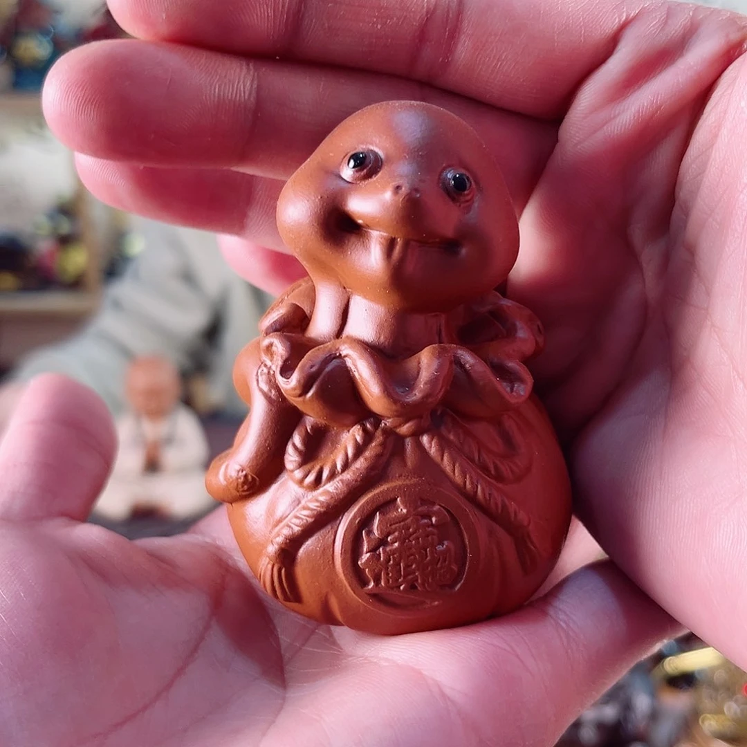 紫砂茶宠紫陶树脂茶宠摆件