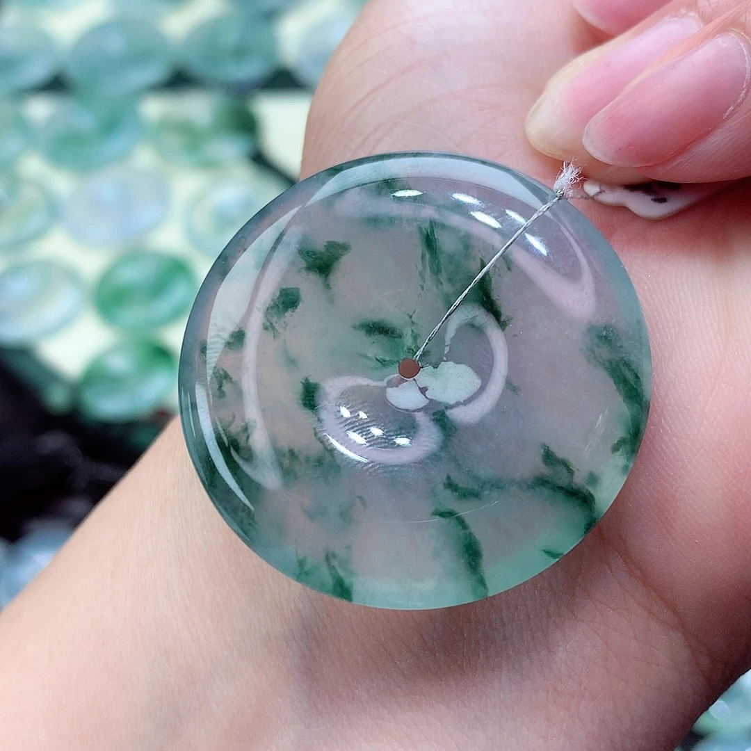 翡翠颈饰未镶嵌91尺寸36.7-6.2