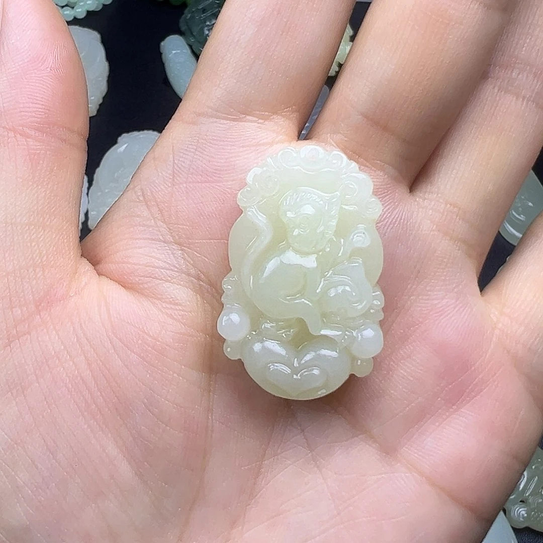 和田玉未镶嵌吊坠(赠链)酿***徐