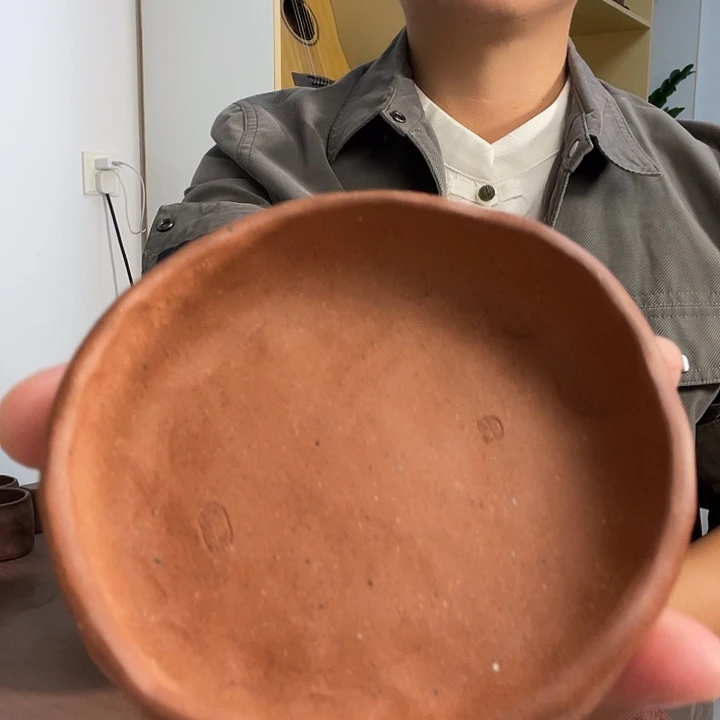 手工紫砂烟灰缸直径10厘米