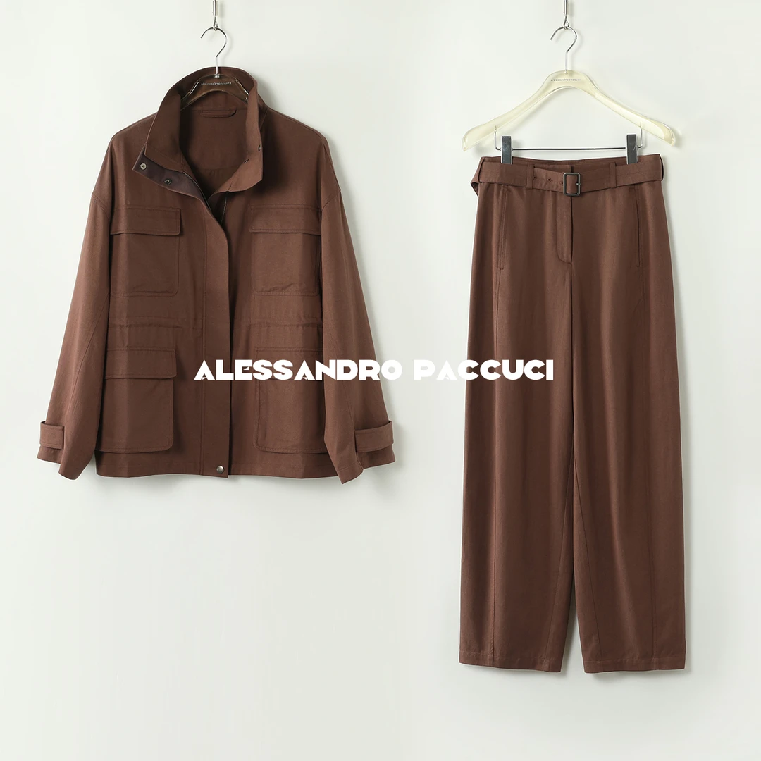 AP洛哥43145WT/43176KC 【使者】莱赛尔+棉休闲时尚外套/休闲长裤