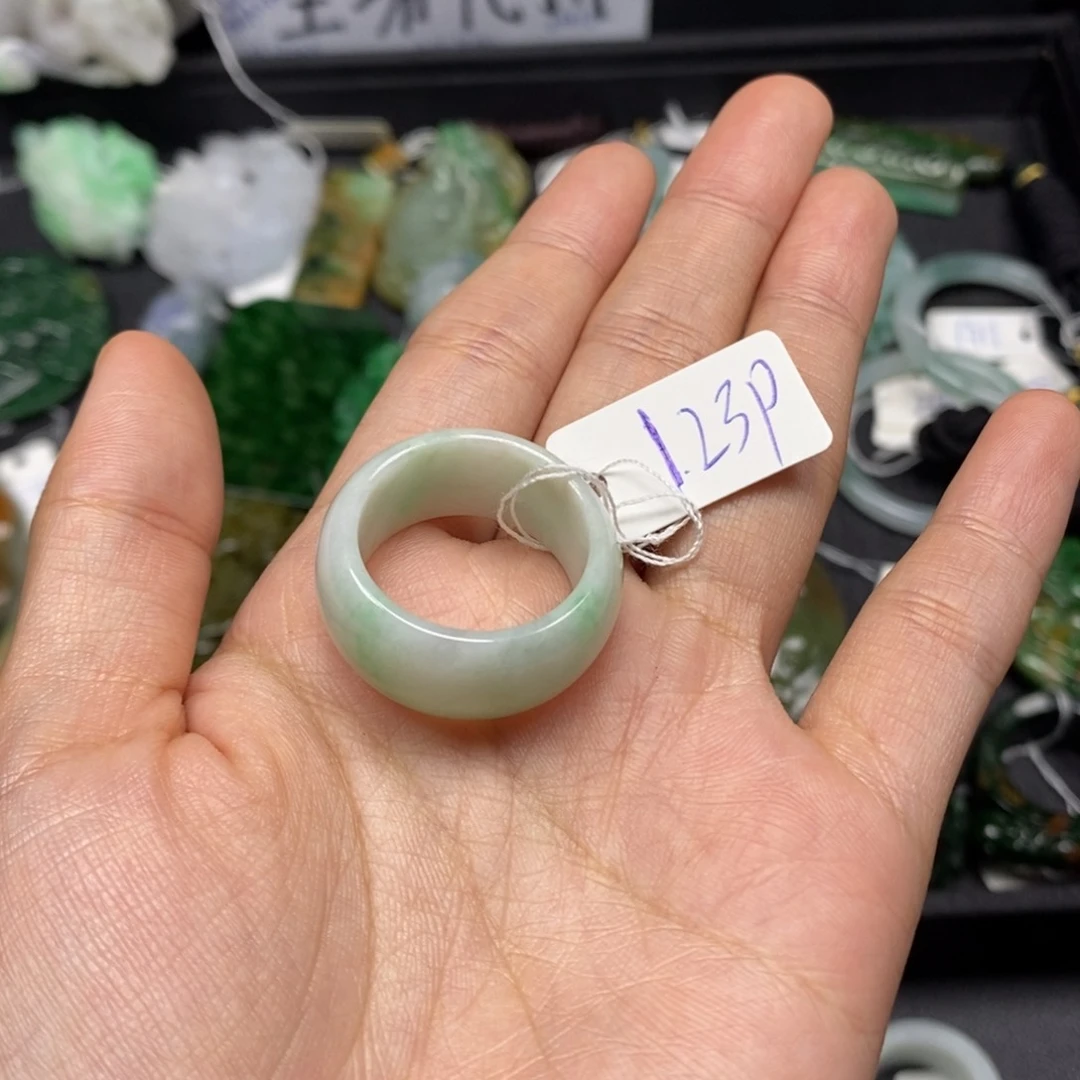 翡翠项链未镶嵌20.6内径扳指29号