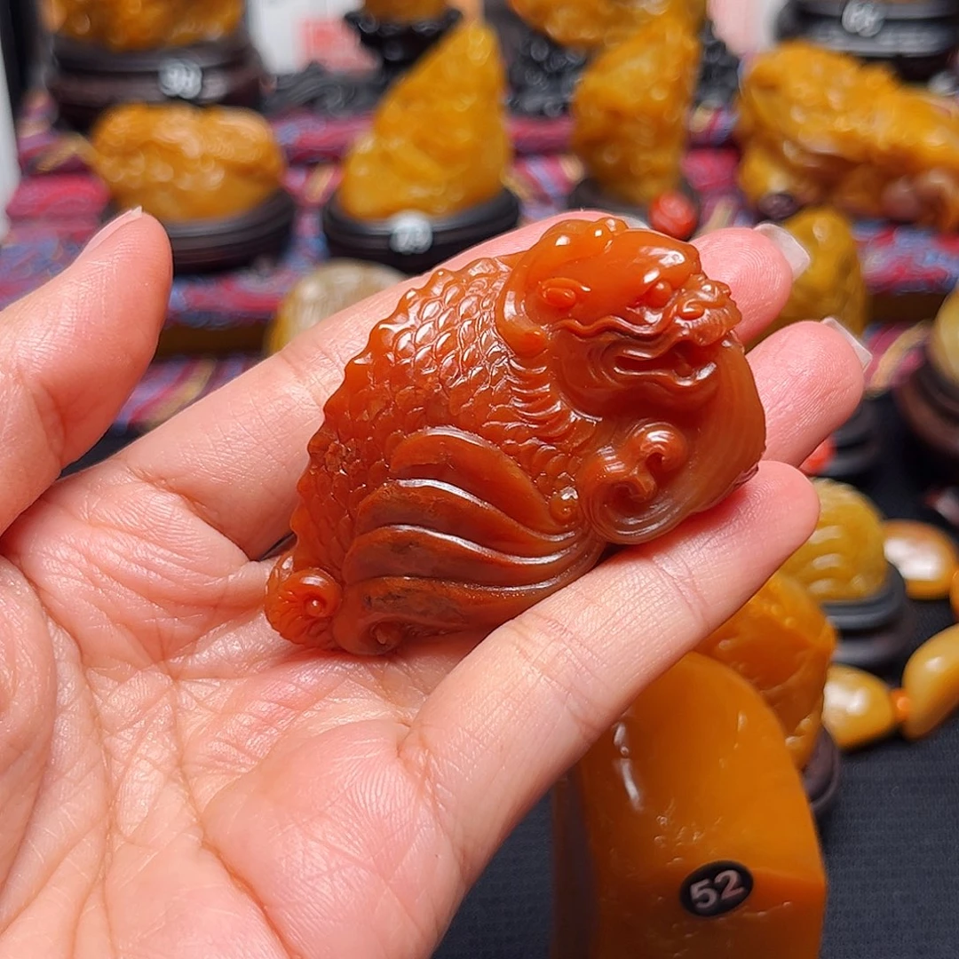 吉***祥田黄石石雕石雕石雕