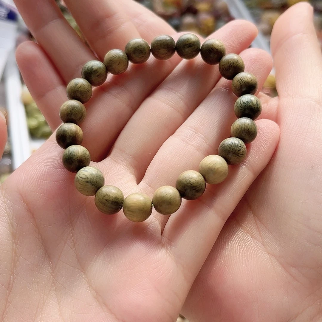 维腊木（绿檀）手串/手链桔***?
