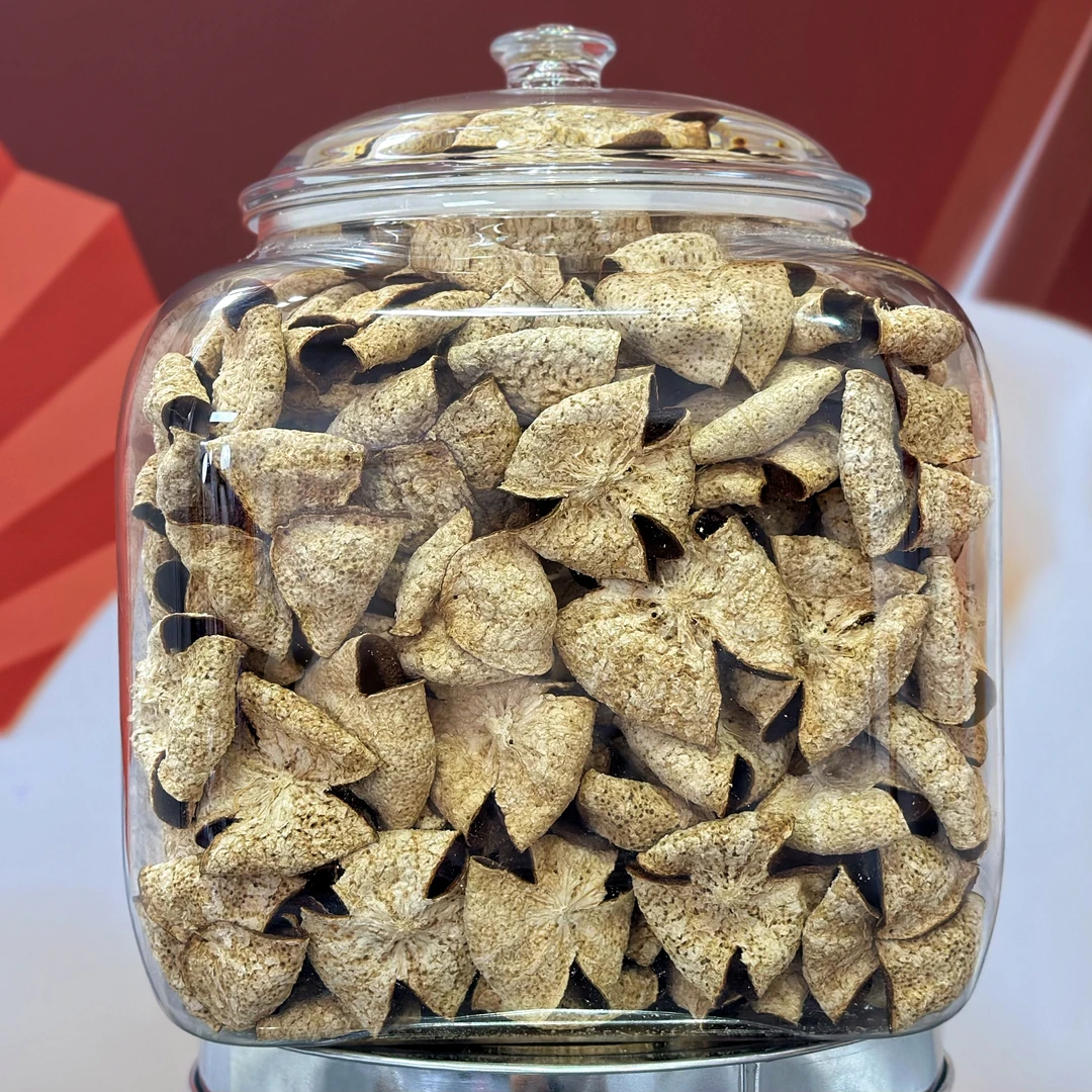 888号【果王折花】2019年东甲牛肶围圈枝元旦冬后大红正宗新会陈皮