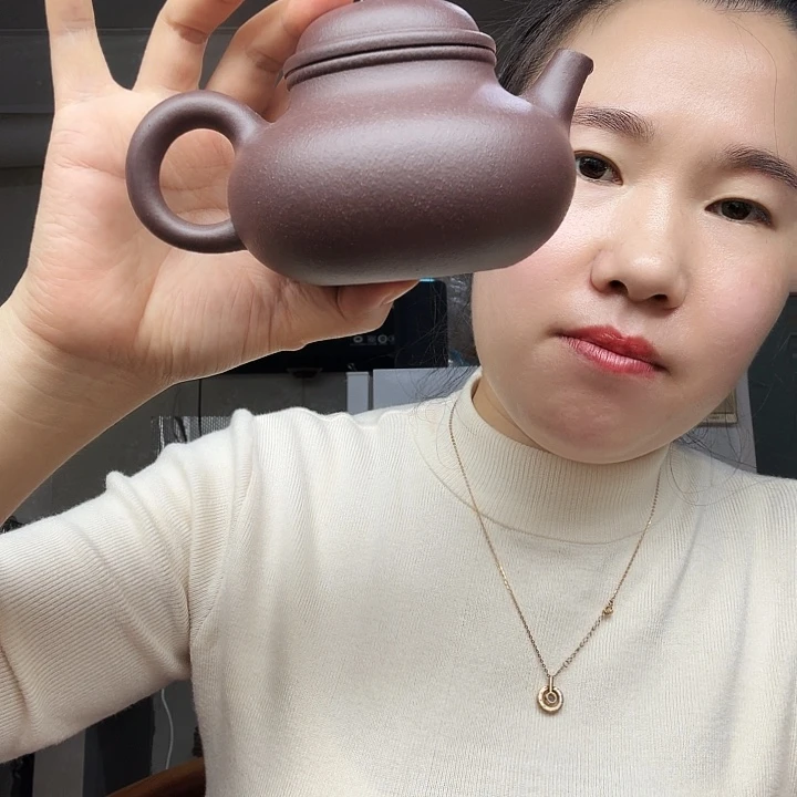 茶壶紫砂原矿半手工天青泥容天320cv