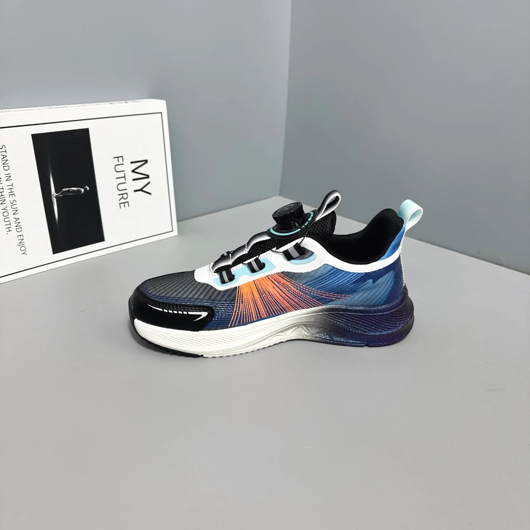 双网大童儿童跑鞋男童软底慢跑鞋防滑运动鞋26007