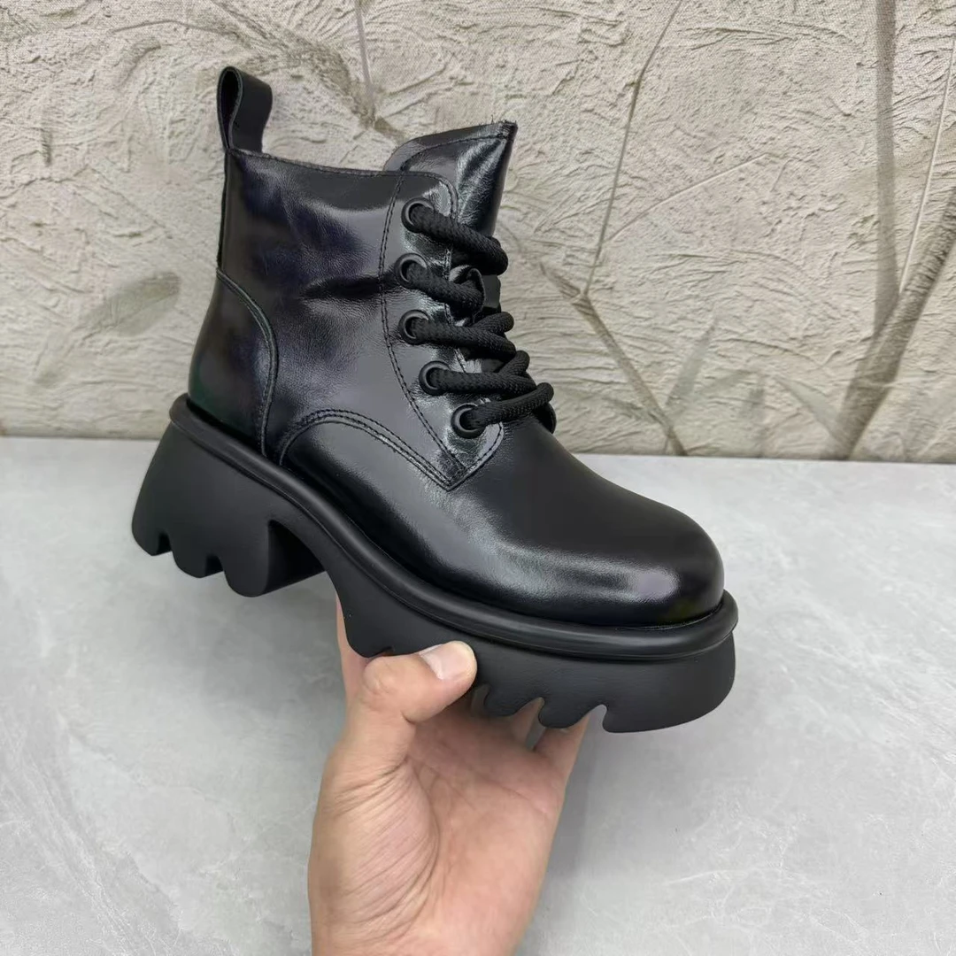 短靴女女靴子（牛皮）80271 绒