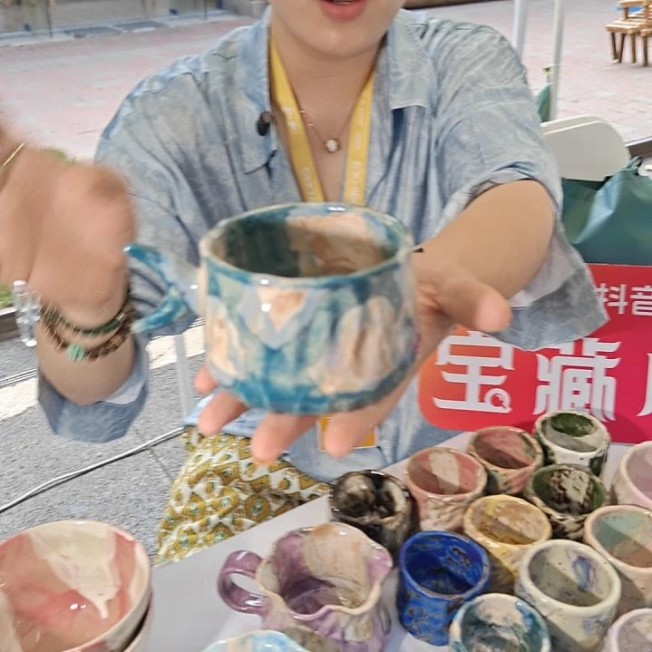 摆件沐泽若芳纯手工主人杯