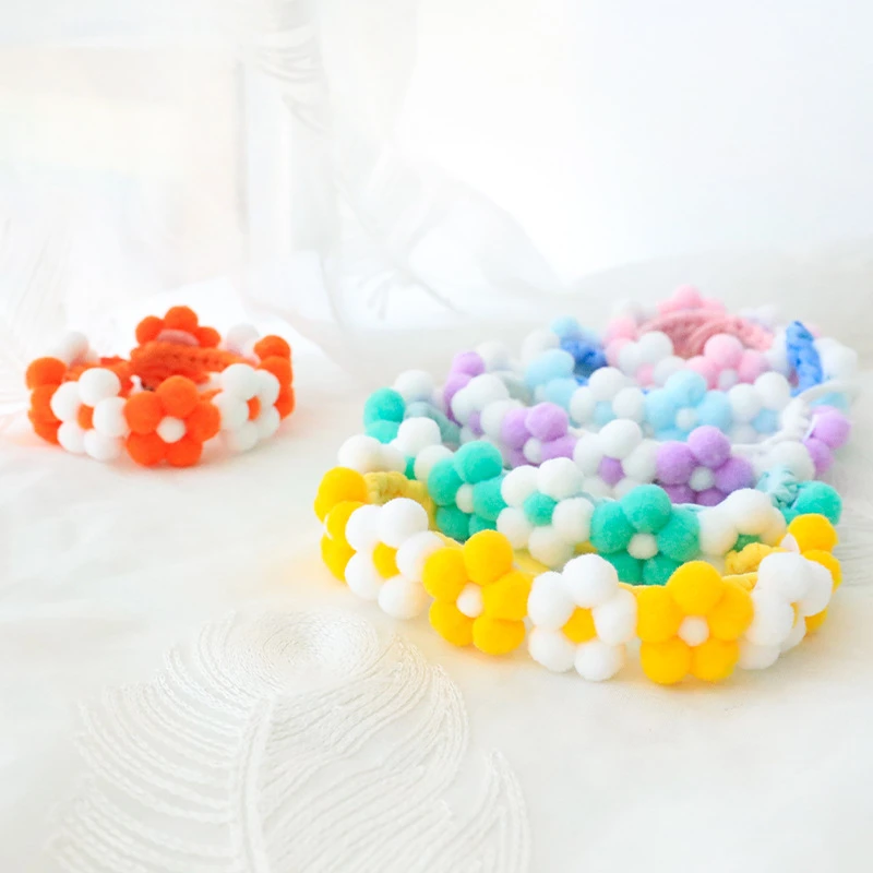 宠物花朵编织可调节项圈可爱围脖饰品项链猫咪狗狗用品