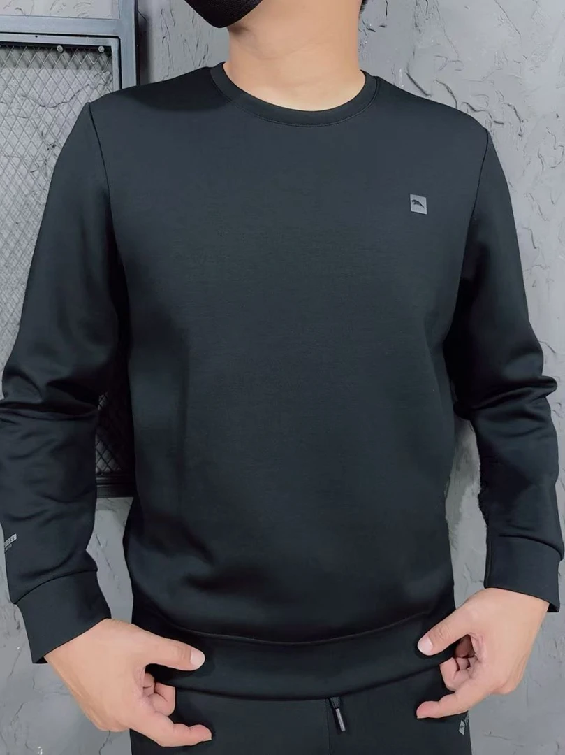 2025春季新款男士卫衣时尚运动休闲圆领长袖百搭春秋款