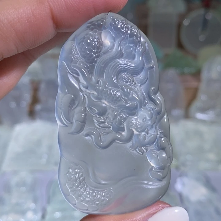 岫玉未镶嵌吊坠吊坠
