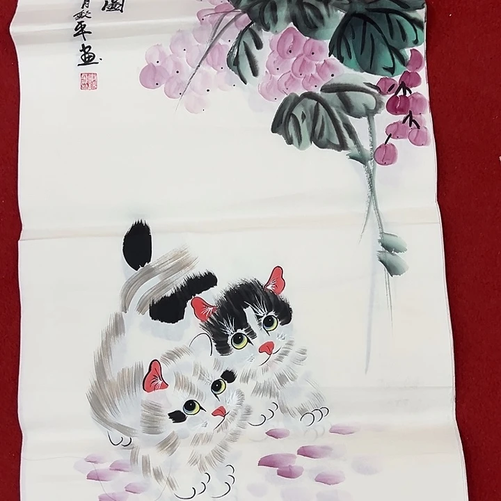 竖款山水作品……喜欢看看吧