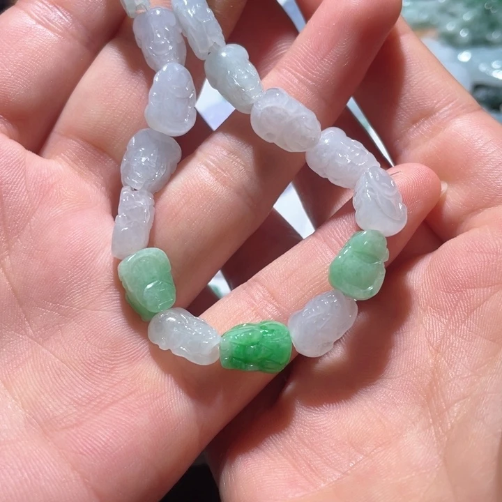 翡翠未镶嵌颈饰天然