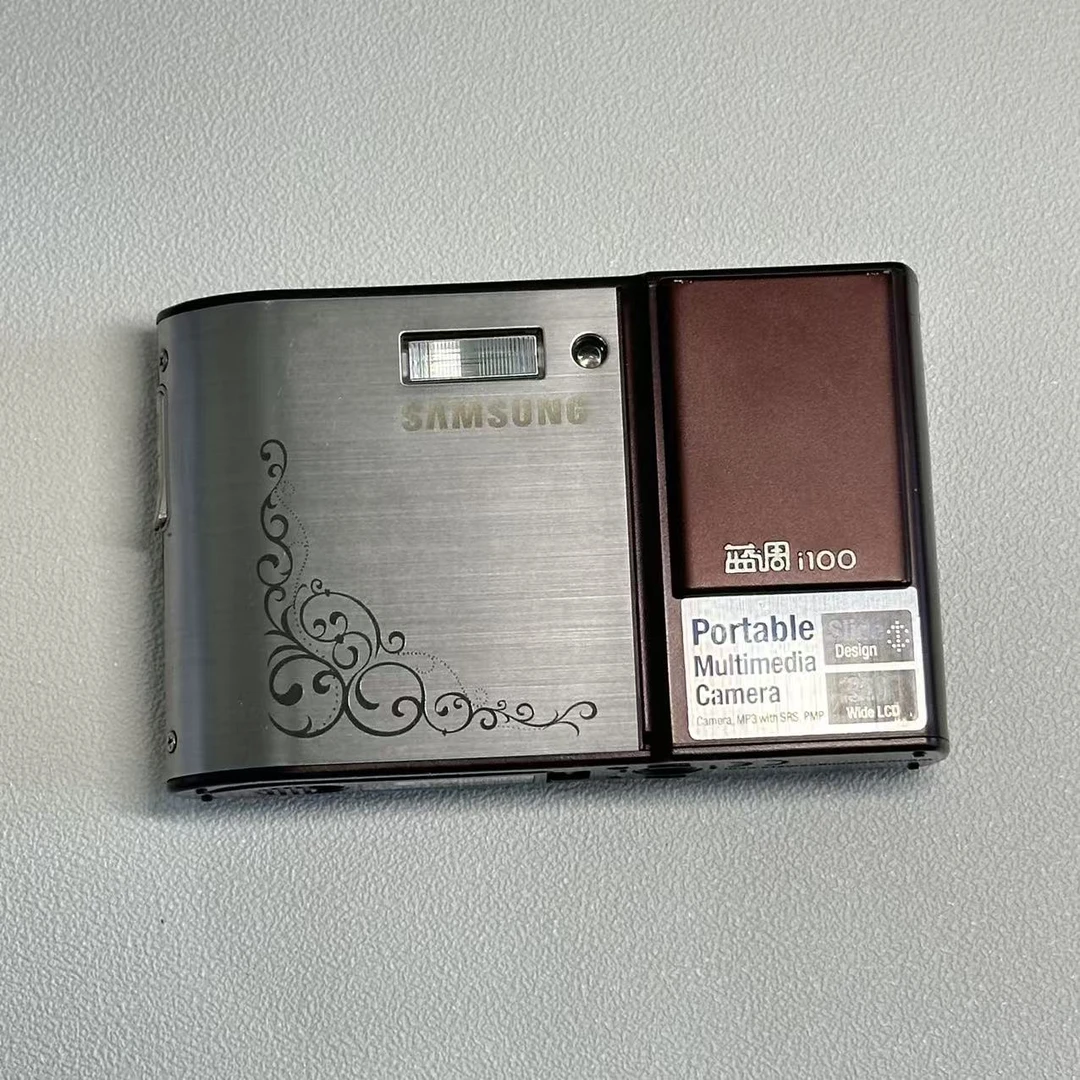 9新 Samsung/三星 i100 1020w像素3倍光变 复古冷白皮学生便携CCD