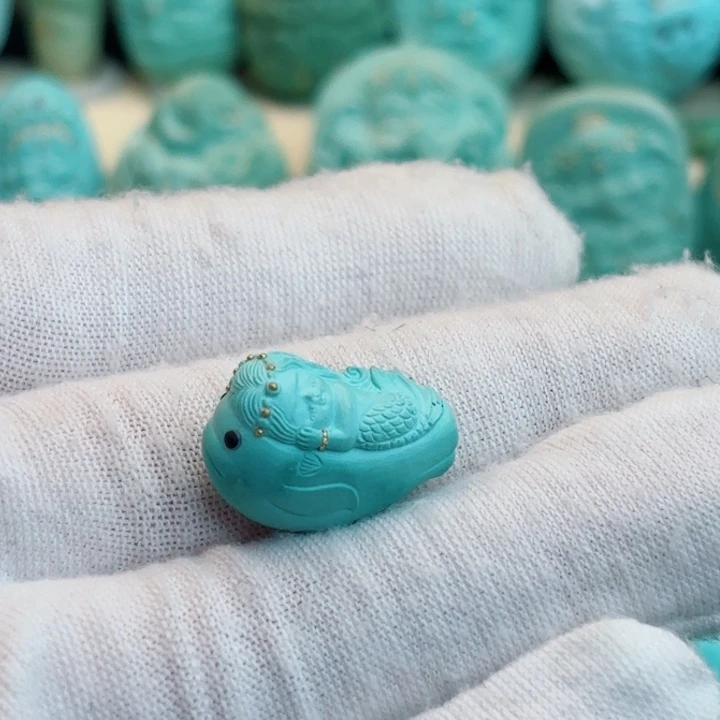 未镶嵌绿松石珠宝奇石