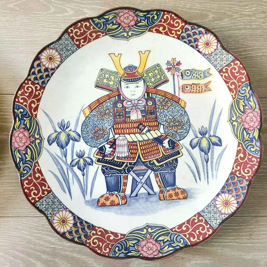 日本回流瓷器青花大赏盘