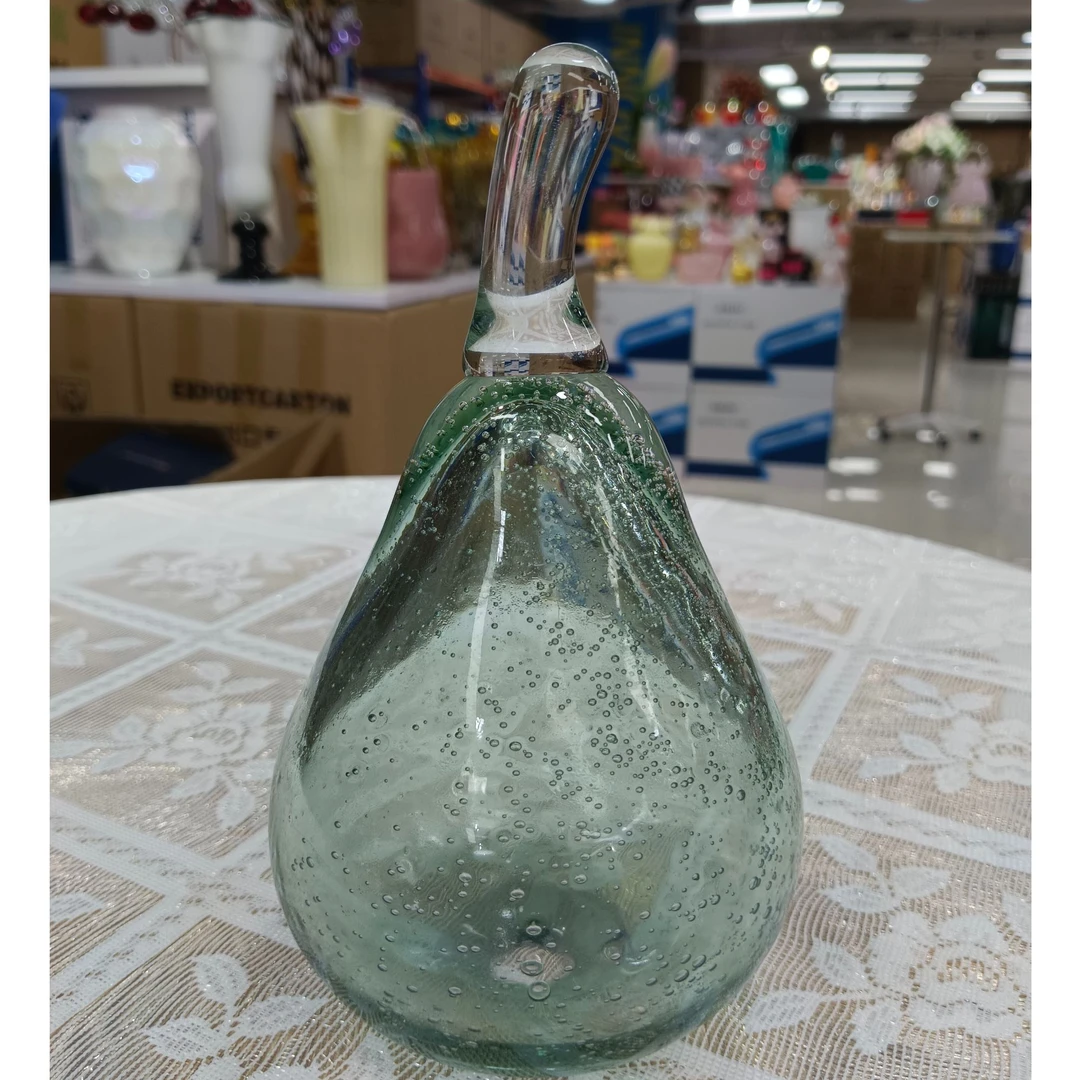 JMU外贸孤品琉璃梨摆件