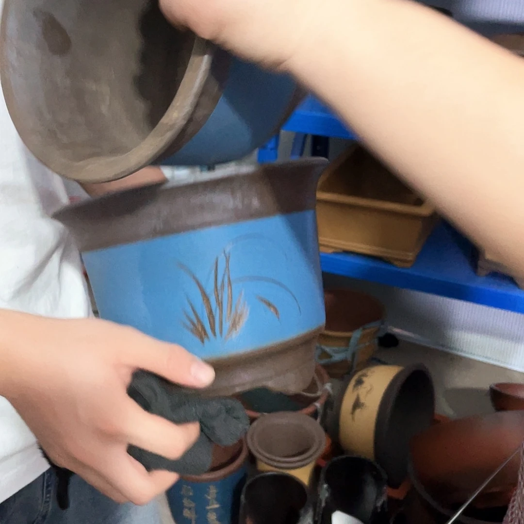 宜兴红花盆花盆269