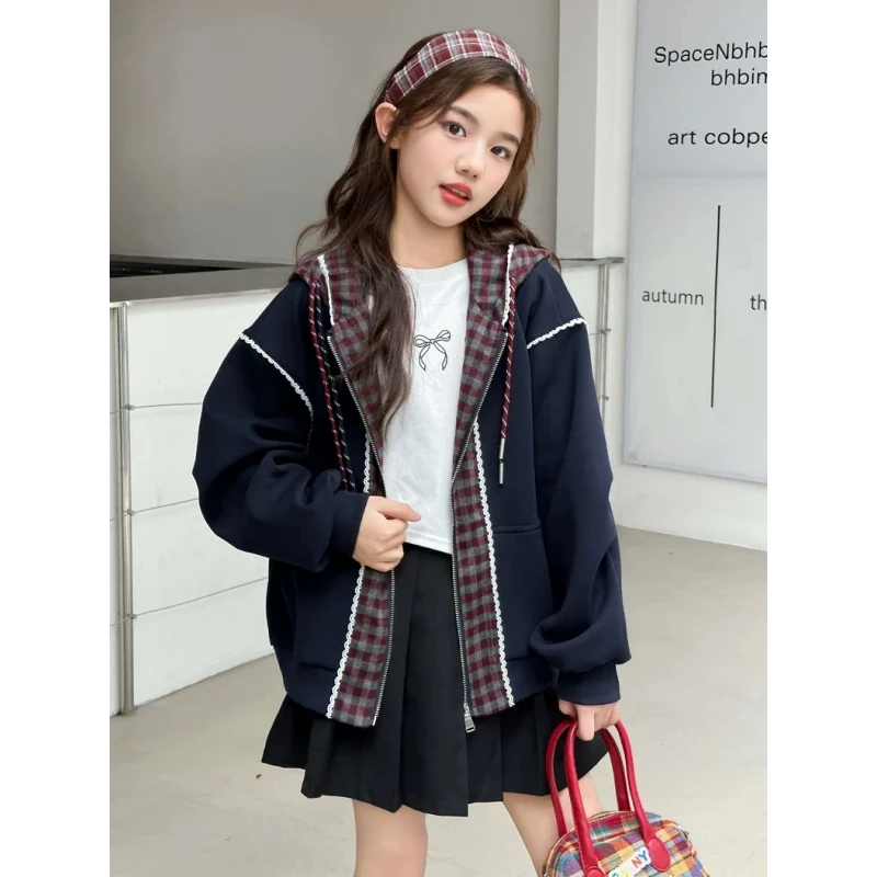 女童外套2025新款超好看春秋款儿童网红洋气时髦衣服女孩秋装潮