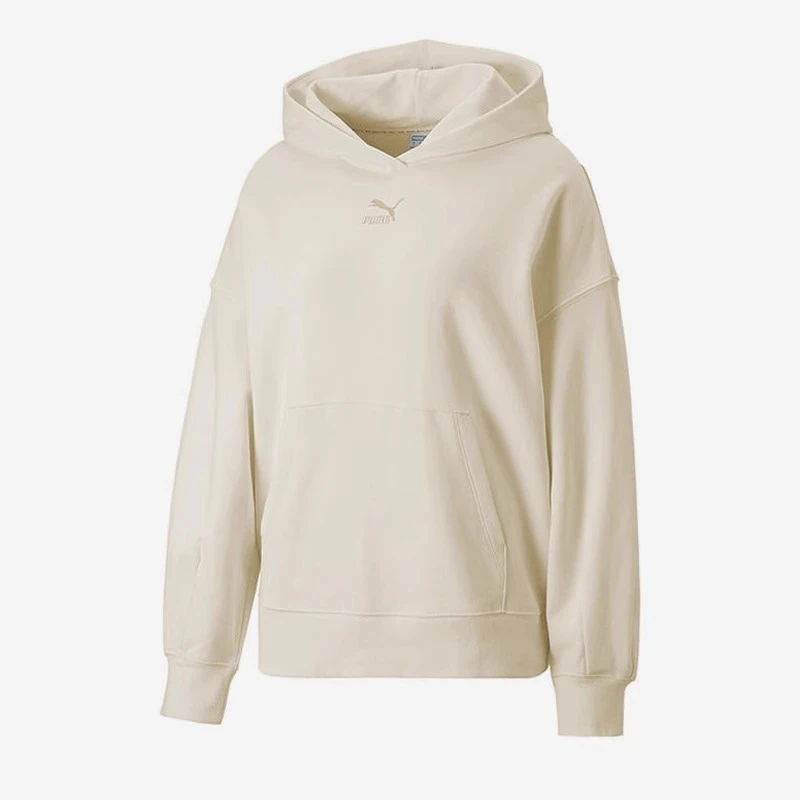 PUMA彪马女上衣运动休闲卫衣运动宽松女款套头衫白色2PU67357699