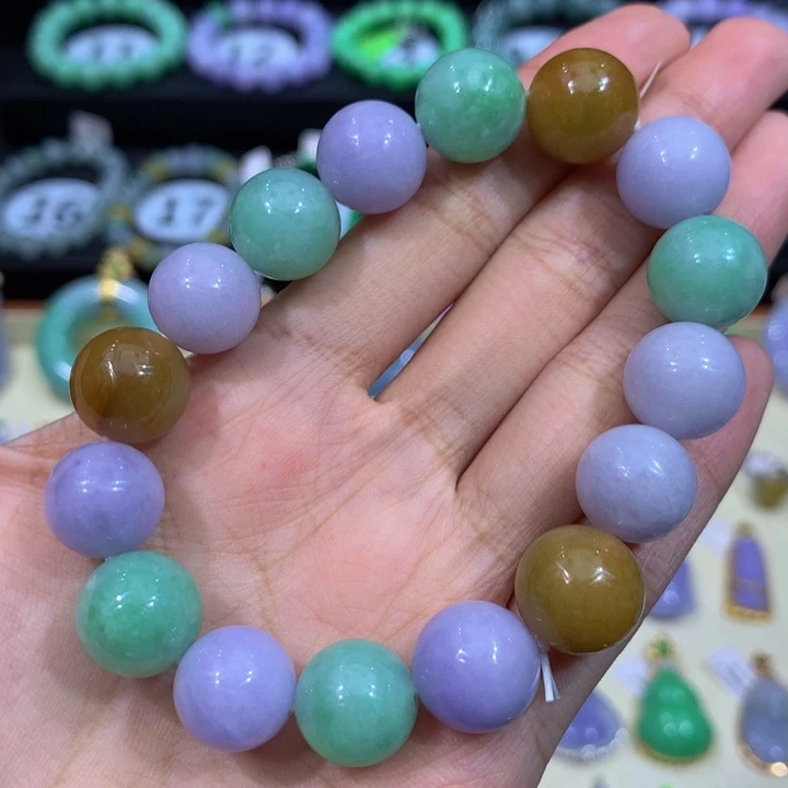 翡翠未镶嵌手链翡翠12
