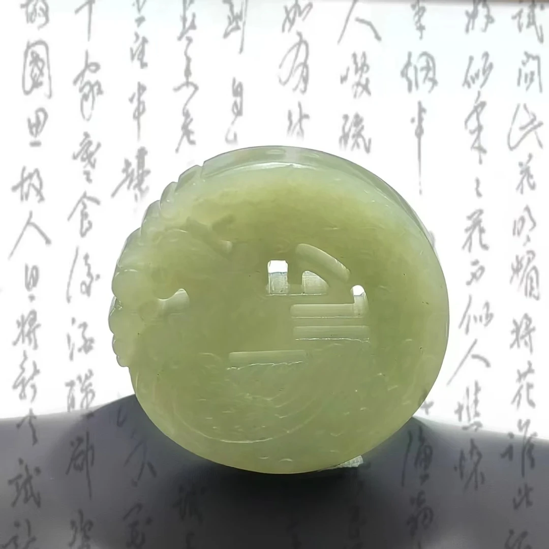 【基地先鉴后发】高档藏收级和田玉吉光凤羽多样性发货拍一发一