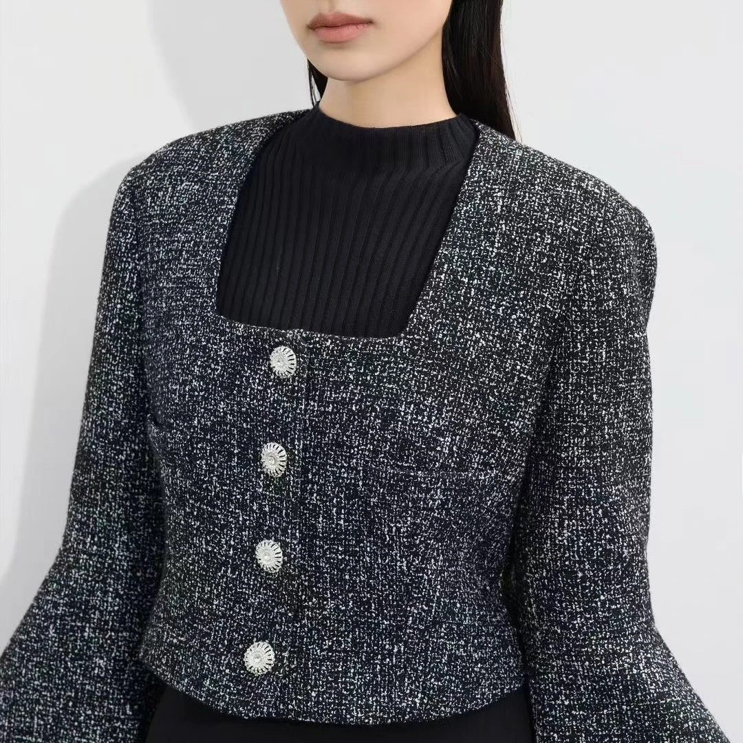 小香风宽松型短外套