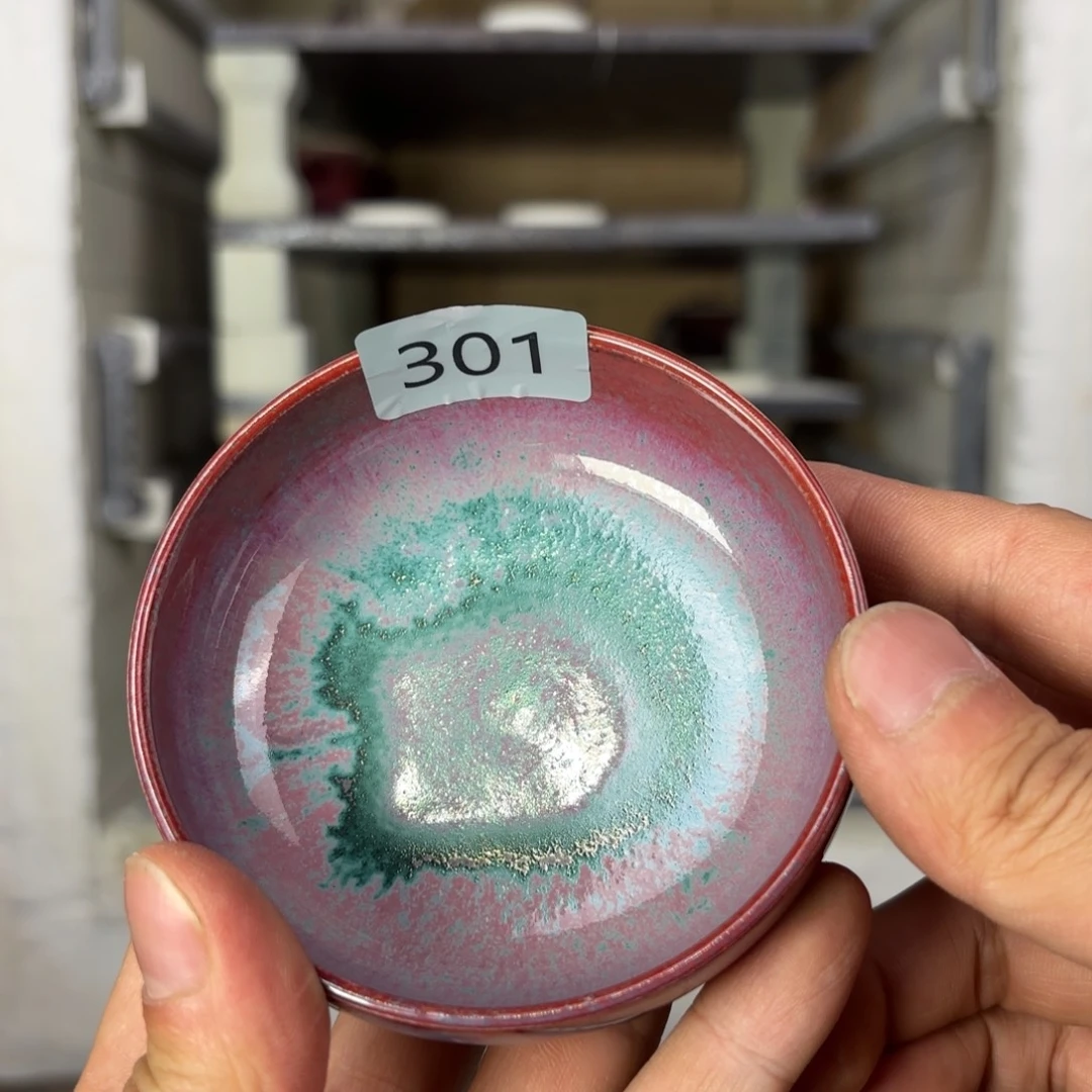 摆件钧瓷茶器手工窑变