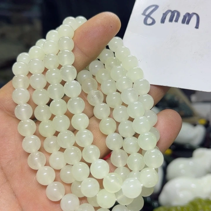 蛇纹石玉项链未镶嵌