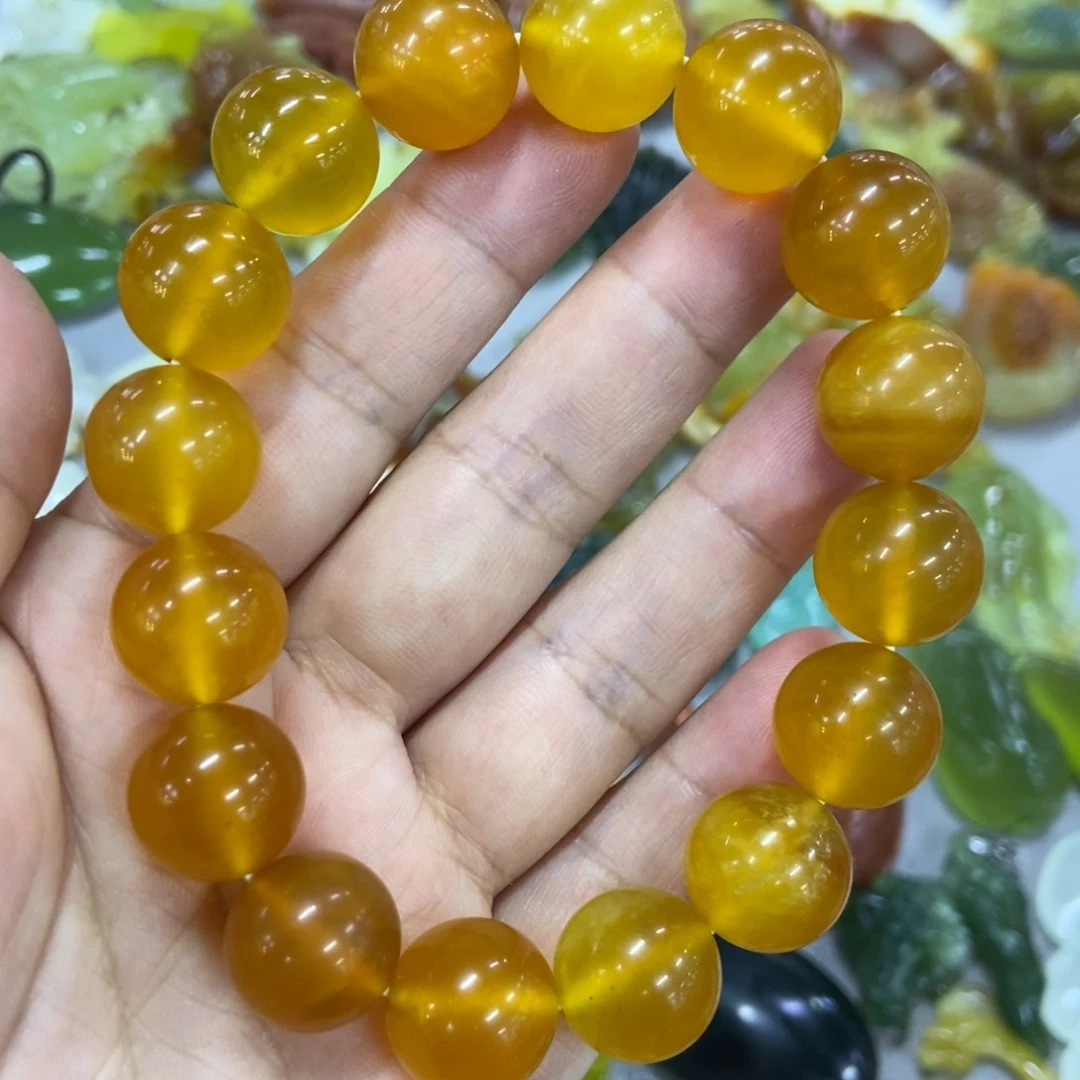 未镶嵌蛇纹石玉手串