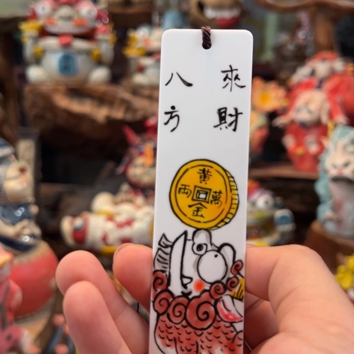 陶摆件小镇青花每日有新品