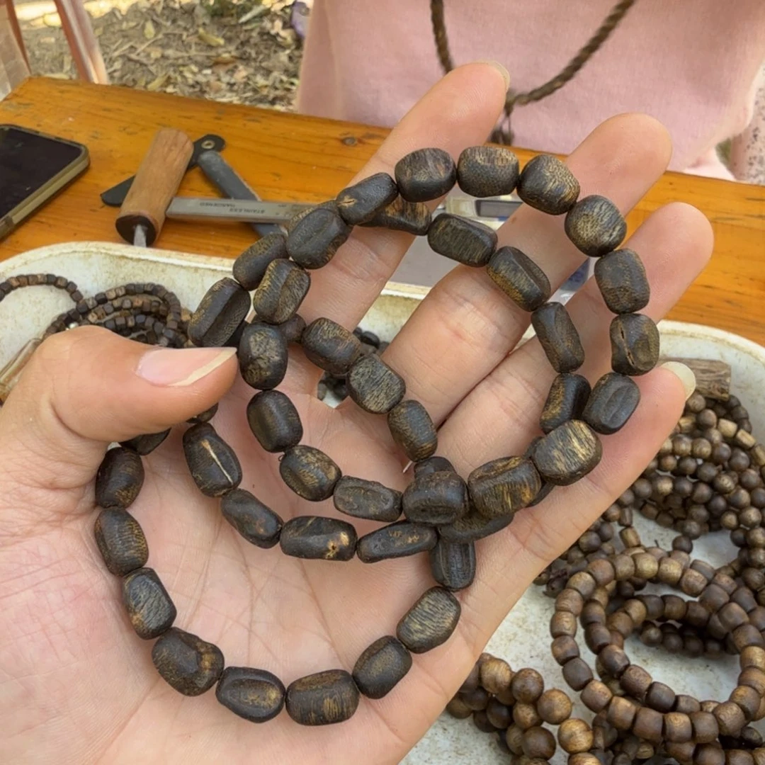 沉香手串单圈沉水大留疤7克多样性发一