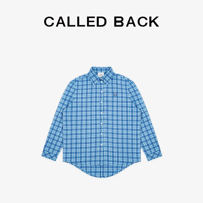 CALLED BACK春季新款时尚经典格纹显瘦衬衫240560