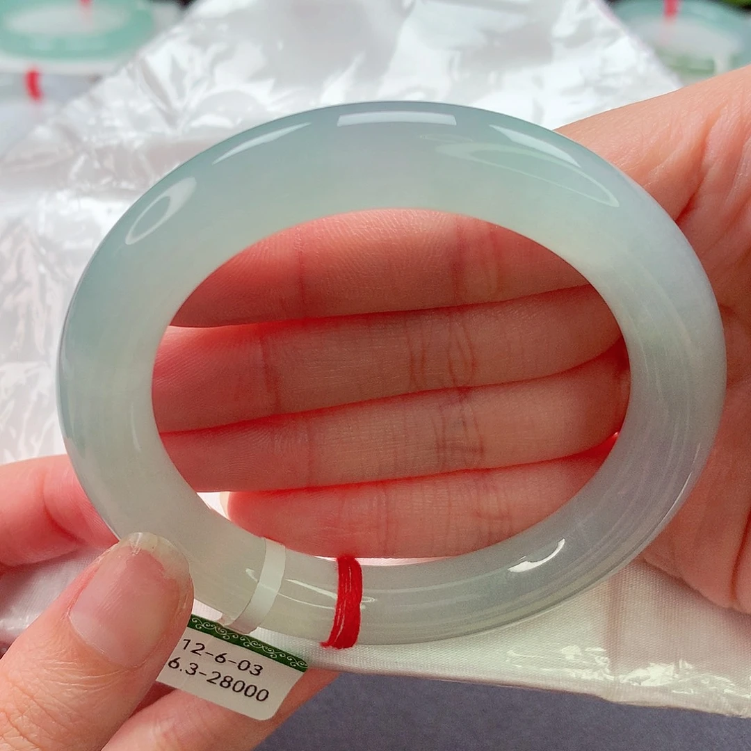 翡翠未镶嵌手镯缅甸天然a货翡翠手镯