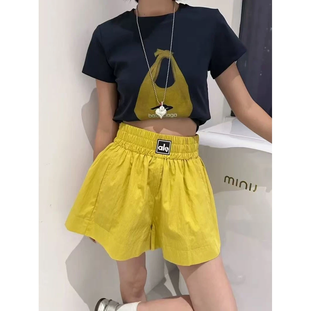 【晨浠定制】新款时尚百搭印花字母T恤5993