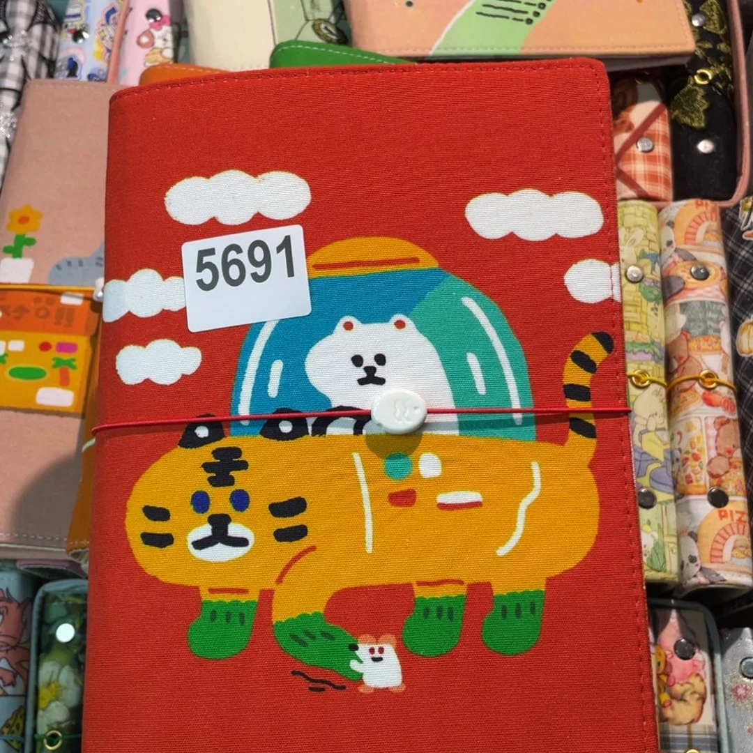 织绣A5 活页不加纸5691