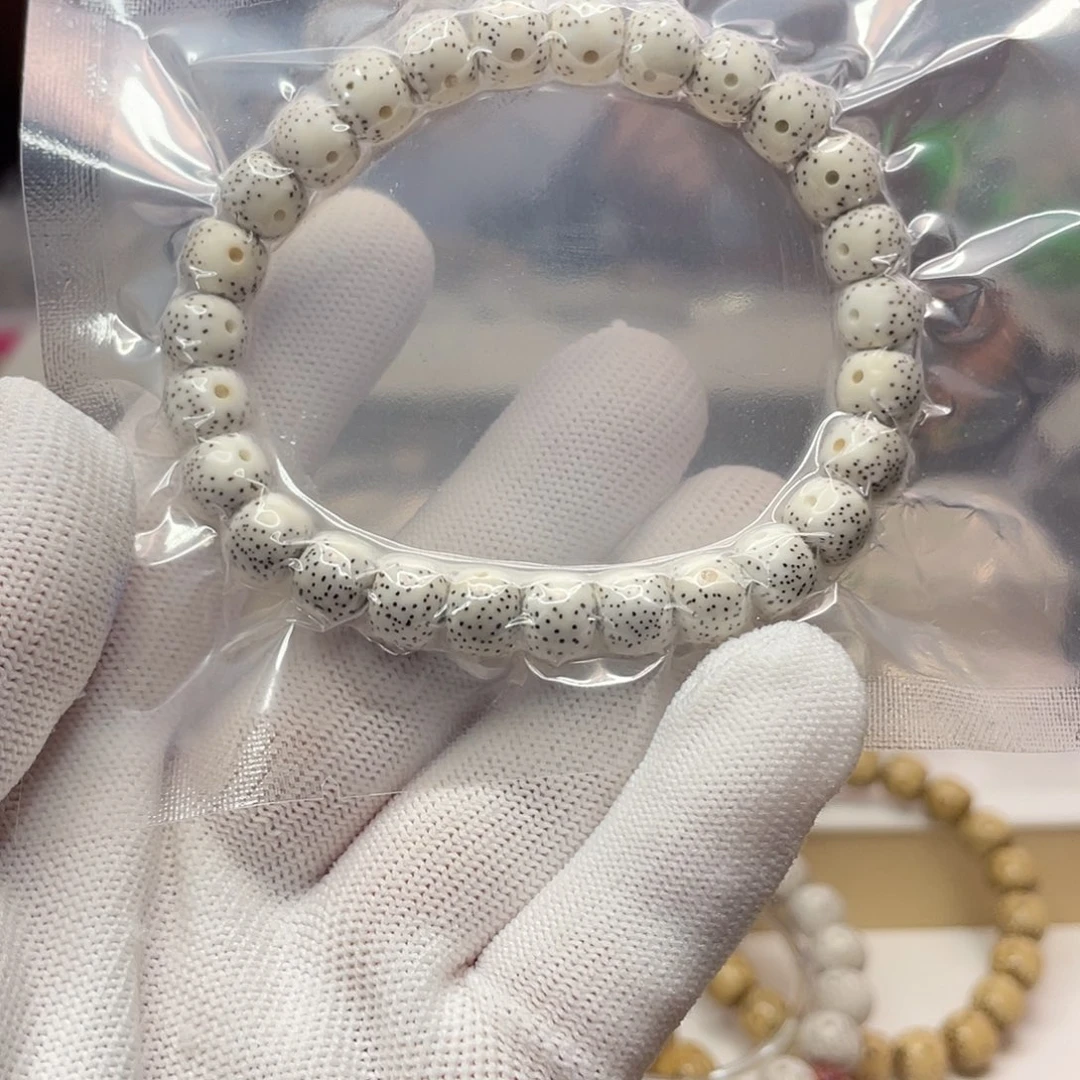 吊坠星月菩提9/8脱脂顺白月朗星稀大眼单圈