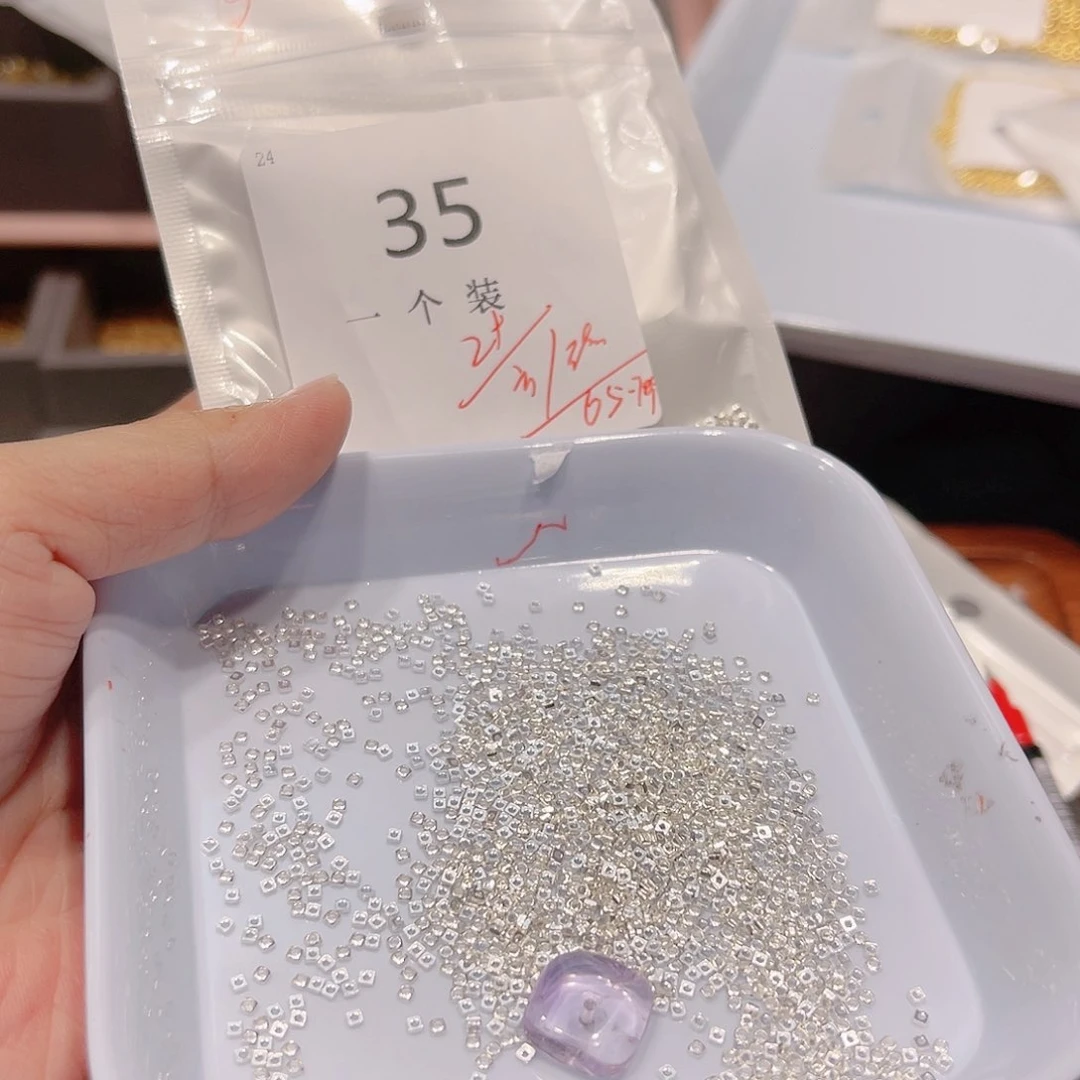 水晶珠宝半成品银S925镶嵌35