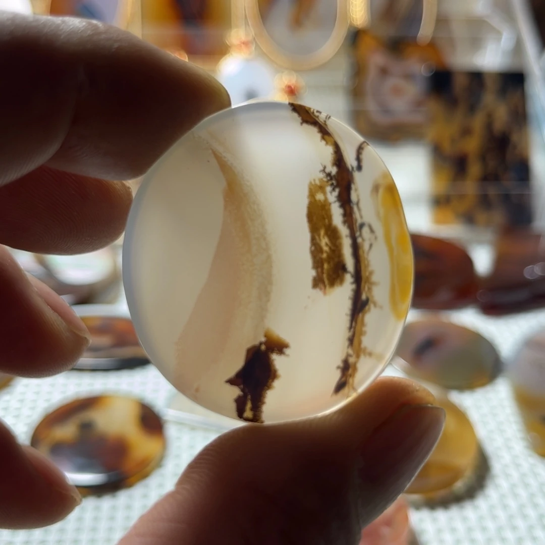 玛瑙/玉髓合金颈饰