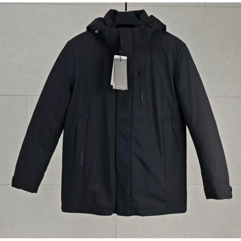 【大月严选】【BX】90%鸭绒防泼水面料男士商务休闲连帽羽绒服【79529】