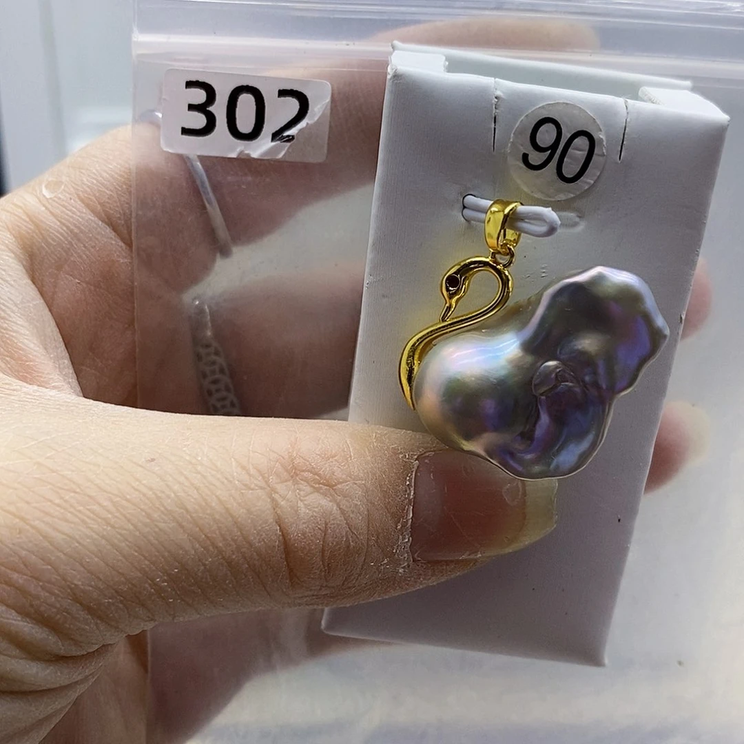 颈饰合金淡水珍珠